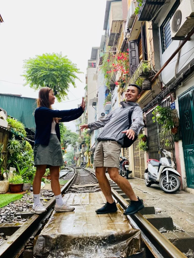 Hanoi Train Street Kham Thien Street