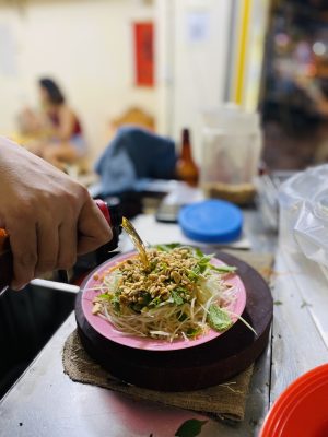 Vegan Papaya Salad Hanoi Vegetarian Street Food Tour & Stories (have a Vegan option)
