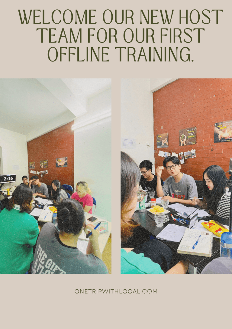 Welcome our new host team for our first offline training. - OneTrip ...