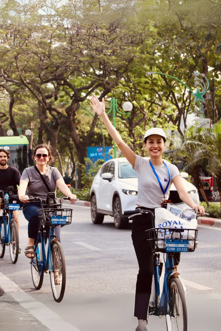 hanoi first day: highlights & local life uncovered by bike